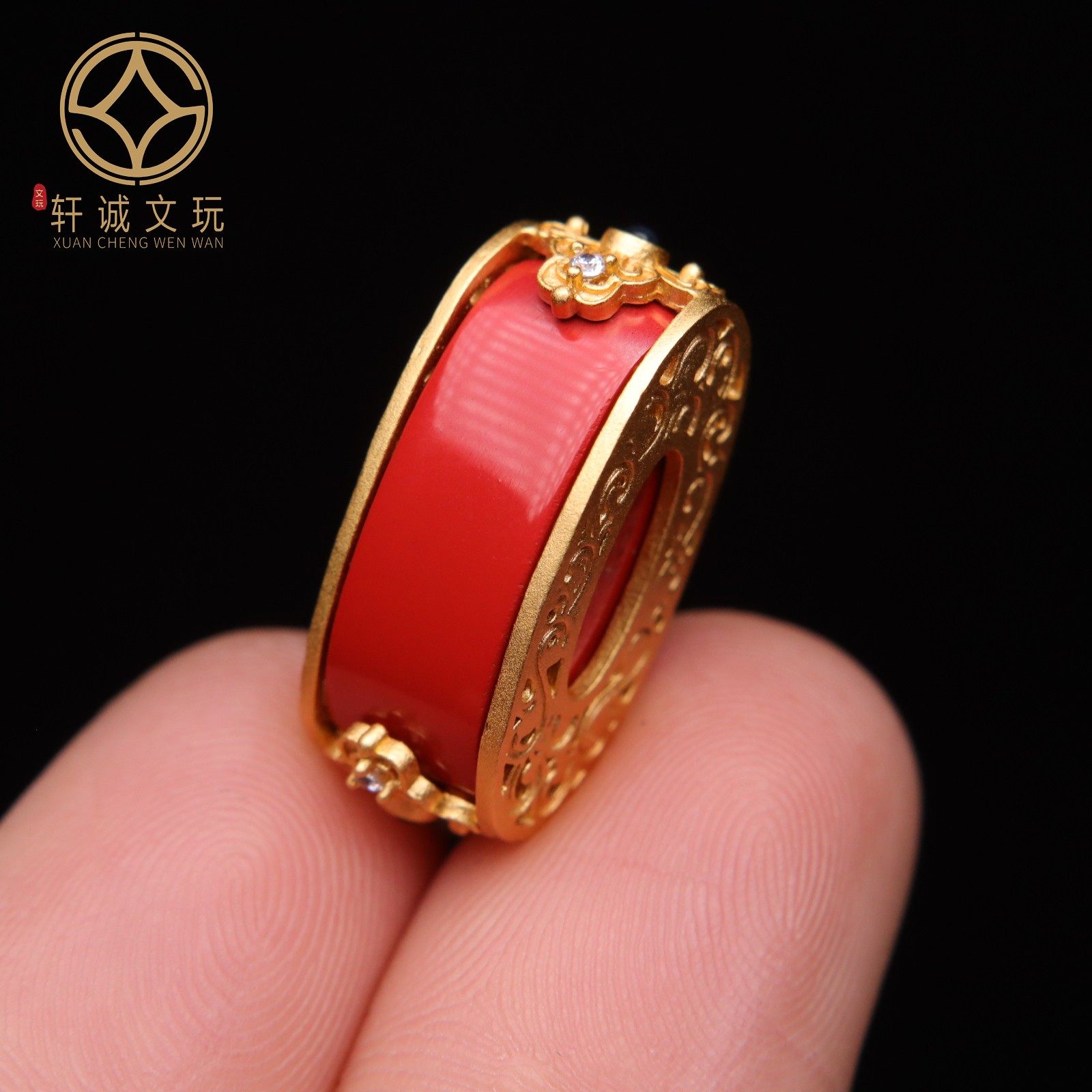 原创银镀金镶嵌天然朱砂桶珠鼓珠散珠单珠手串diy文玩配饰配件珠,珠宝/钻石/翡翠,手饰,淘宝优惠券,粉丝福利购,淘宝优惠卷