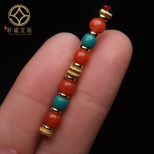 雪巴琉璃精工老型套装隔珠散珠万向轴手串长串108diy配饰配件