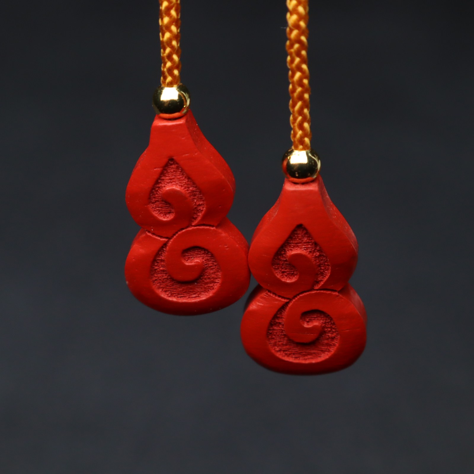 天然朱砂葫芦福禄吊坠挂件配件饰品背云散珠星月金刚菩提文玩配饰