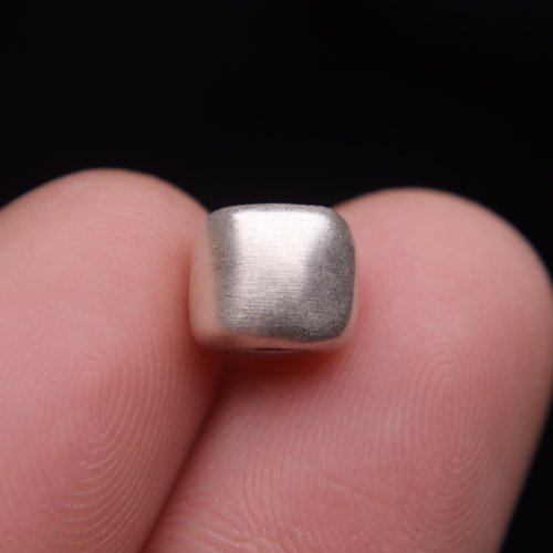 原创足银999老型桶珠顶腰珠隔珠菩提手串手工串珠编绳diy文玩配饰