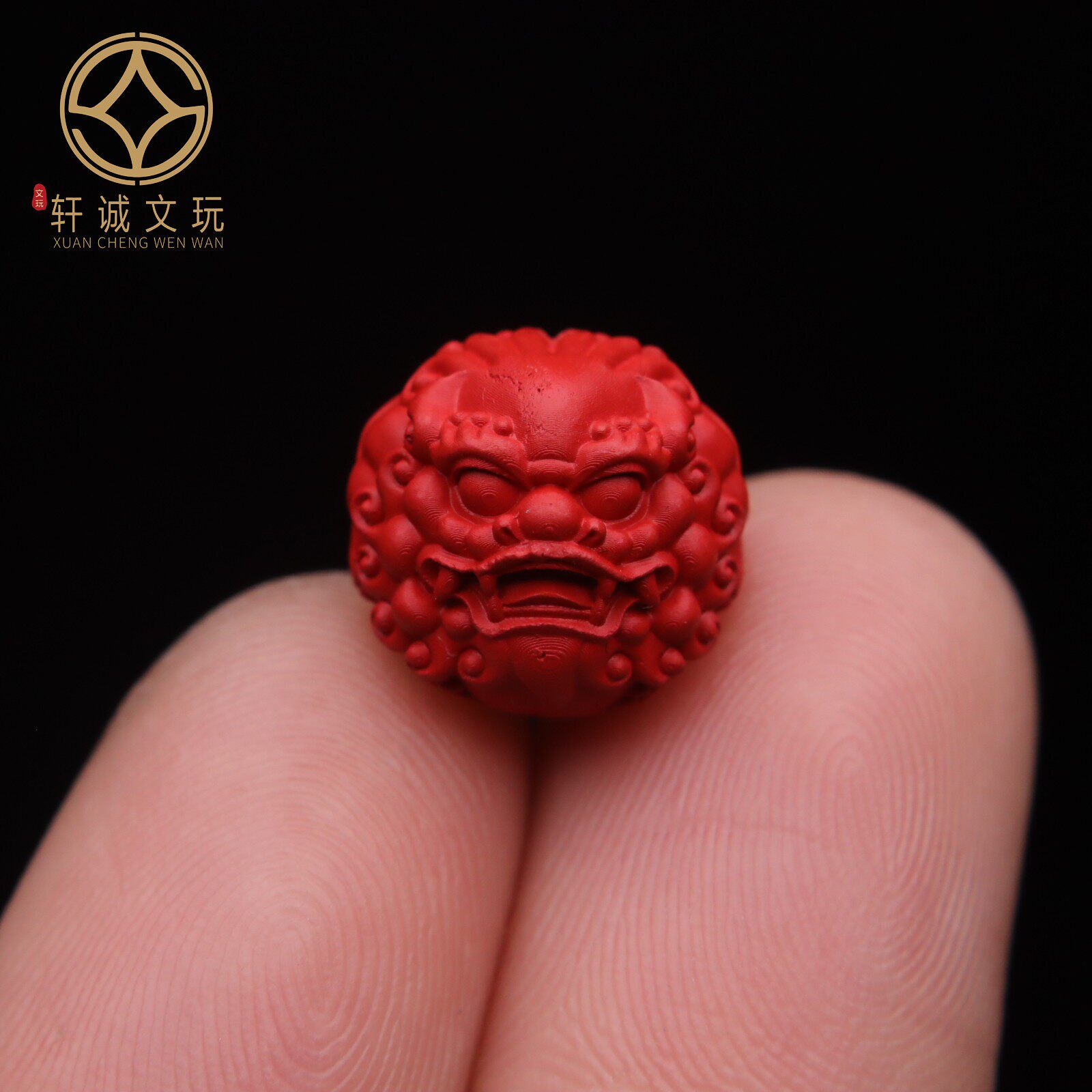 天然正品朱砂红砂貔貅顶腰珠隔珠背云金刚星月菩提手串文玩配饰