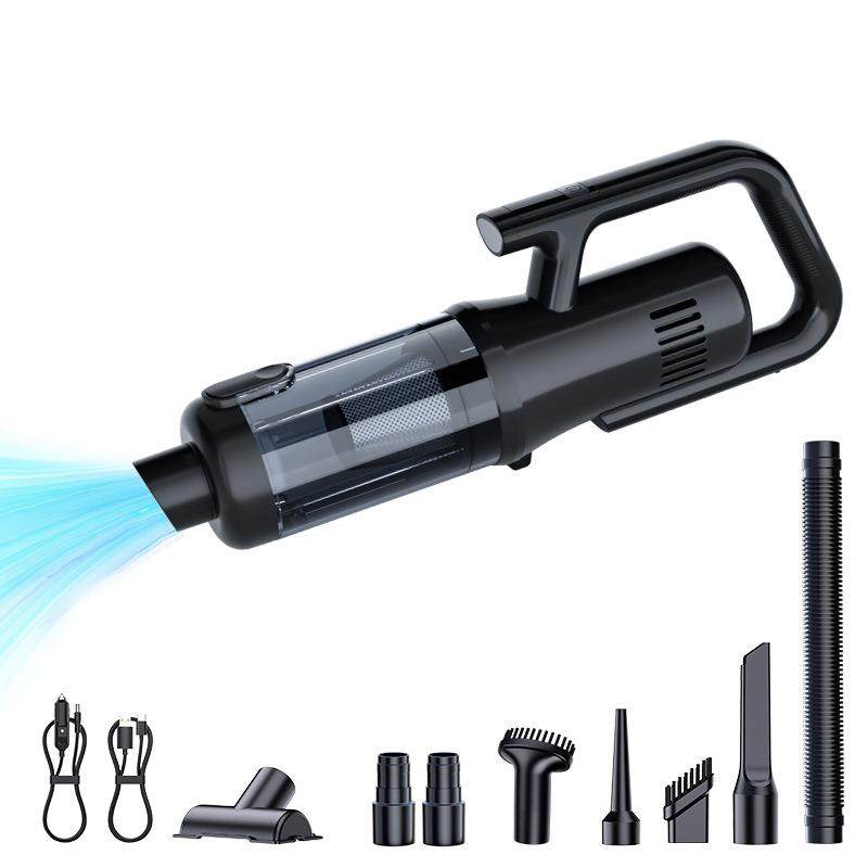 无线充电吸尘器便携式手持家用车载用强劲吸力大功率吸尘器跨境