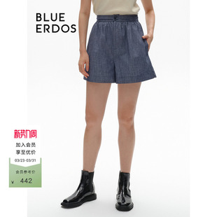 B246M5001 女裤 BLUE ERDOS简约显瘦气质通勤A字短裤