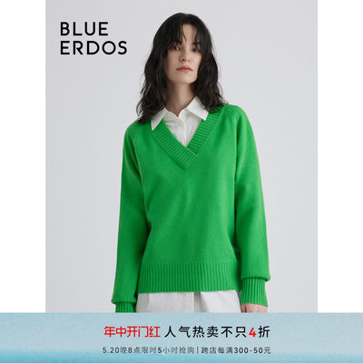 blueerdosV领针织套衫秋冬