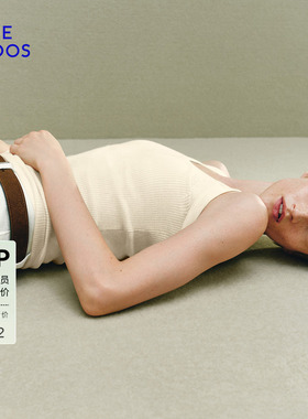 【零感羊绒】BLUE ERDOS春季新品羊毛羊绒修身多色圆领吊带背心