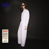 ERDOS 裤 冬季 BLUE 新品 松弛感可调节腰头挺括工装 女裤 B556M1001