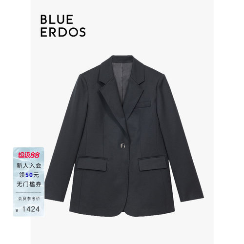 blueerdos绵羊毛西装外套