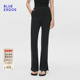 BLUE B255M1019 裤 ERDOS冬季 气质简约通勤脚口开叉微喇西装