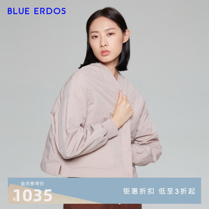 BLUE ERDOS女装 春夏通勤设计感显瘦棉服女薄款