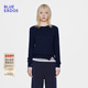 高智感羊毛羊绒百搭圆领套衫 BLUE ERDOS2026早春新品 女B2265A063