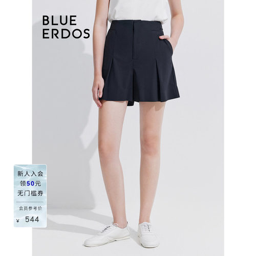 blueerdos微阔A字西装短裤
