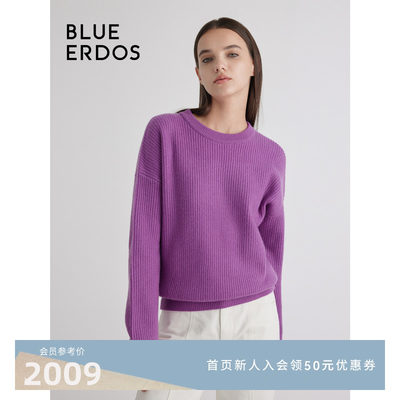 blueerdos秋冬圆领套衫