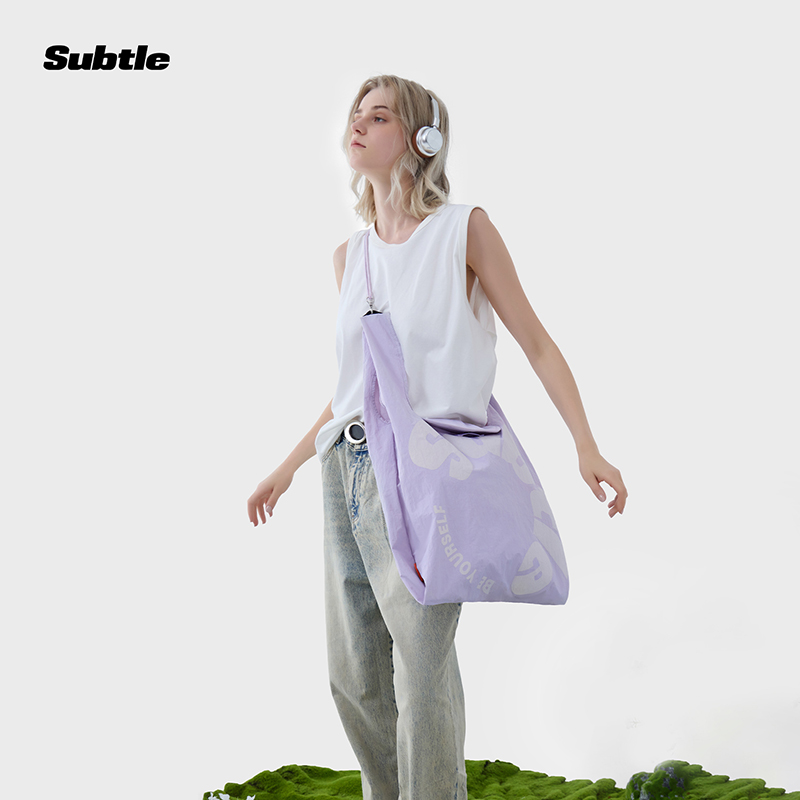 SUBTLE托特包女单肩斜挎轻便布包