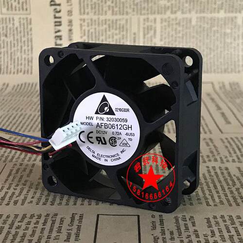AFB0612GH 6CM/厘米 6025 12V 0.72A 4线PWM温控 大風量风扇