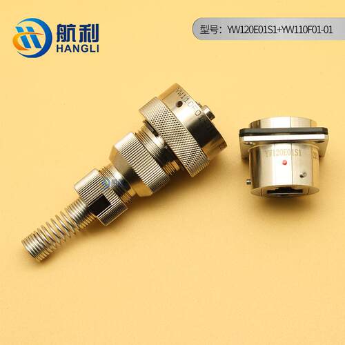 YW系列 网口连接器 YW120E01S1+YW110F01-01 RJ45 网口高速连接器