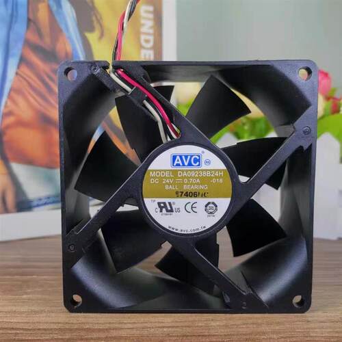 台湾 9cm 9038 DA09238B24H 24V 0.70A 变频器 工控 散热风扇