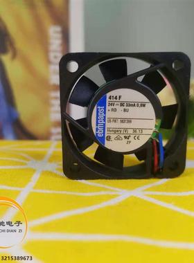 全新原装德国ebmpapst风机 414F 4010 DC24V 0.8W 变频器直流风扇