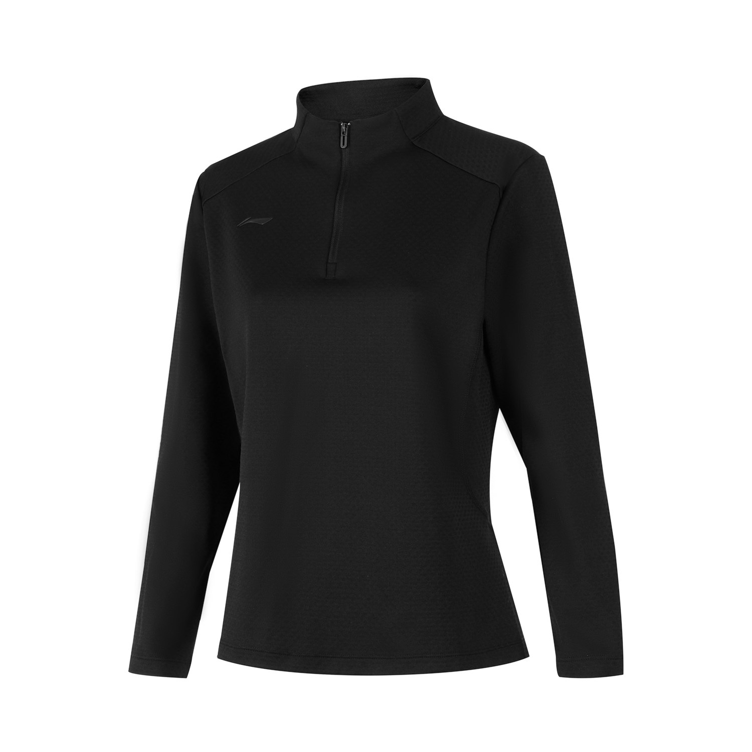 李宁长袖t恤女春秋款紧身衣吸汗透气瑜伽跑步运动半高领上衣