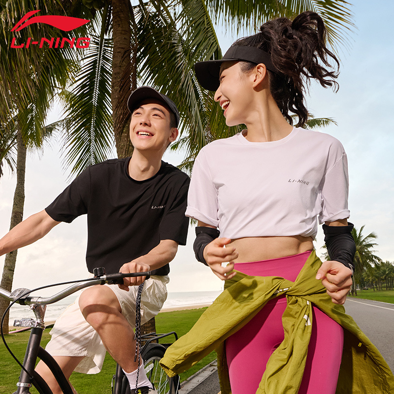 李宁短袖凉茶T恤新款男夏季速干