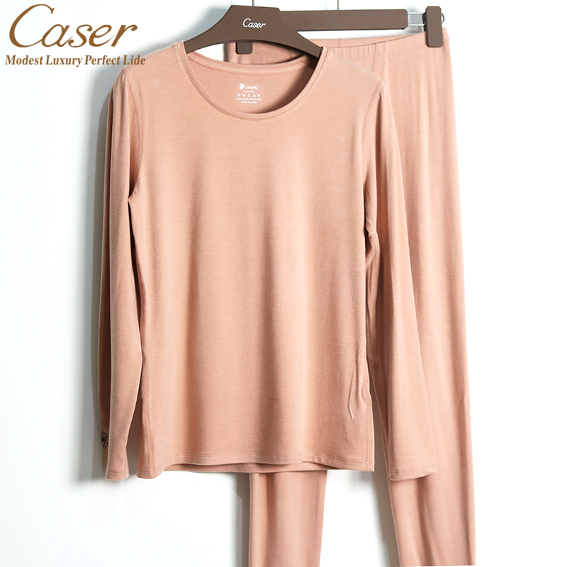 凯撒长女暖姜绒保暖套装亲肤