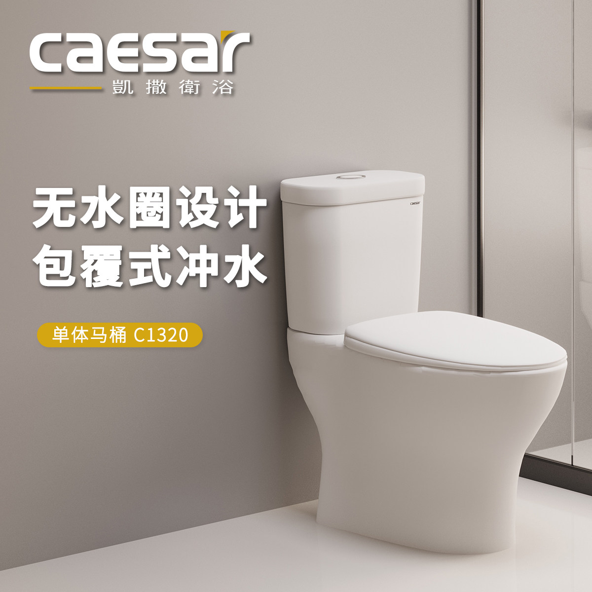 caesar普通马桶无水圈