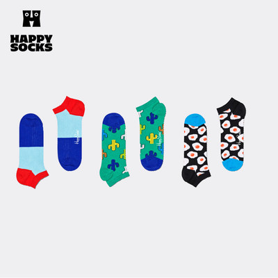 浅口短袜HappySocks透气女秋季