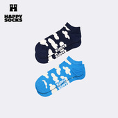 Happy 自然系列 Socks潮牌春夏百搭袜子ins风多巴胺云朵短袜