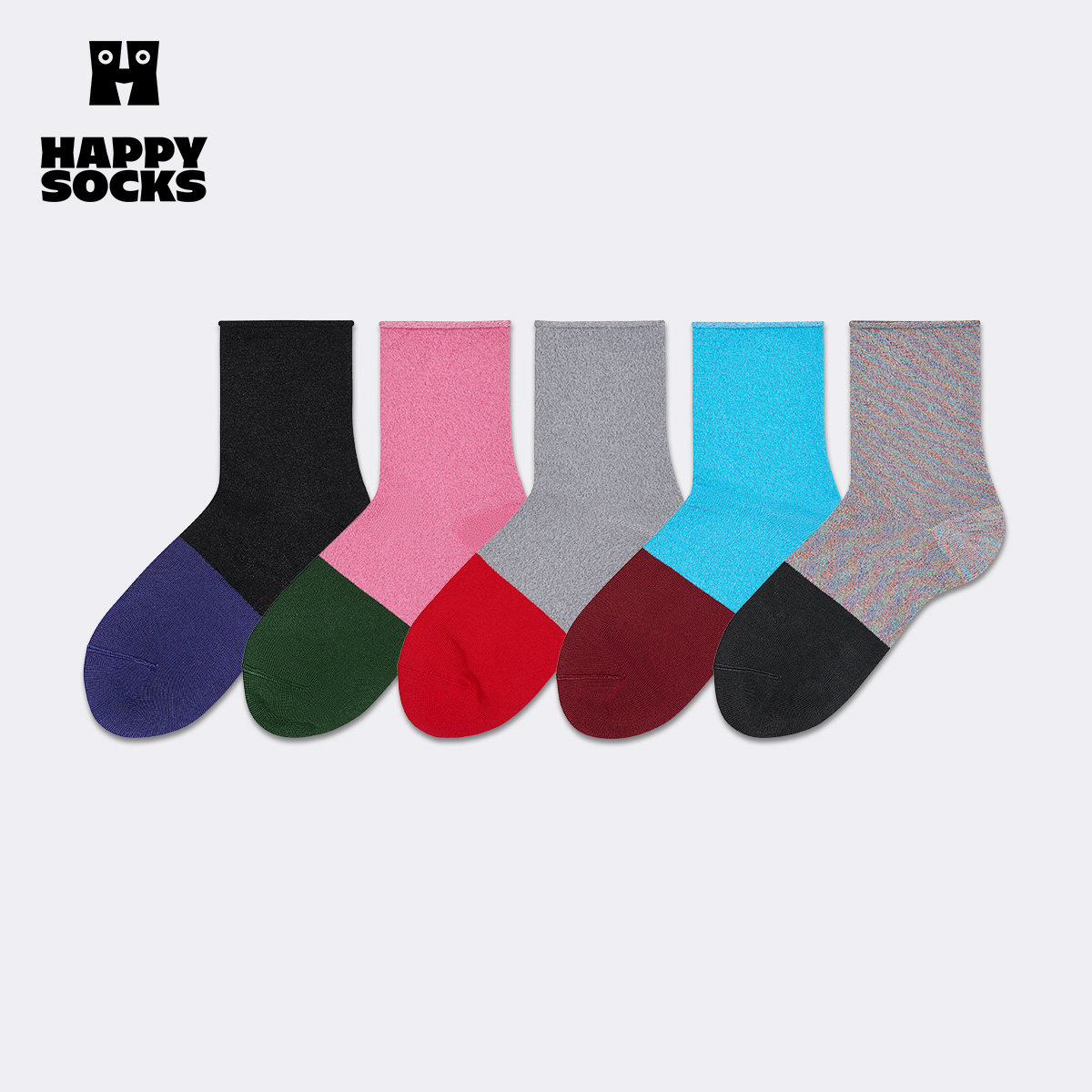【春夏款】Happy Socks潮牌女神经系列中低筒袜小众创意袜子