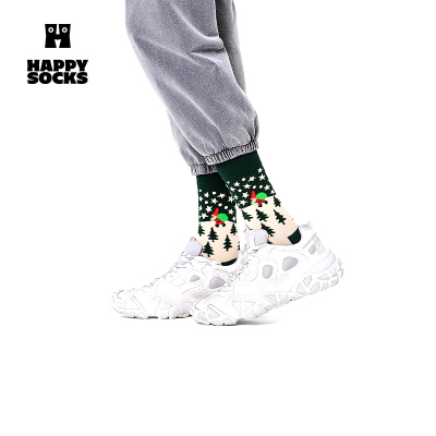 彩色平底复古德训鞋HappySocks