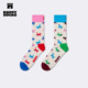 Happy 2026新款 Socks潮牌可爱百搭小猫袜子创意小狗中筒袜
