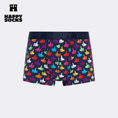 25秋冬款 潮流百搭平角裤 Happy Socks男士 内裤 个性 满印中筒袜