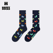 满印中筒袜 Socks潮牌小猫小狗创意袜子个性 2026新款 Happy
