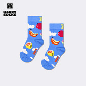 童袜多巴胺色彩水果云朵1双装 Happy Socks潮牌春秋款 中筒袜子