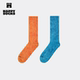 Happy 25秋冬款 Socks潮牌纯色加厚保暖棉袜子百搭舒适中筒袜
