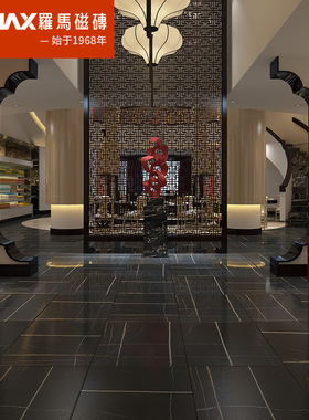 罗马磁砖 大理石瓷砖 客厅卧室地砖现代耐磨釉面砖地板砖 RK80905