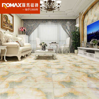 罗马磁砖 微晶石大理石瓷砖800x800客厅背景墙瓷砖地板砖RJ80818M