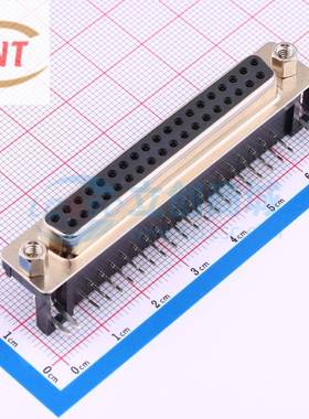 D-Sub/VGA连接器 DS1037-37FNAKT74-0CC 弯插 母 37P 电子元器件