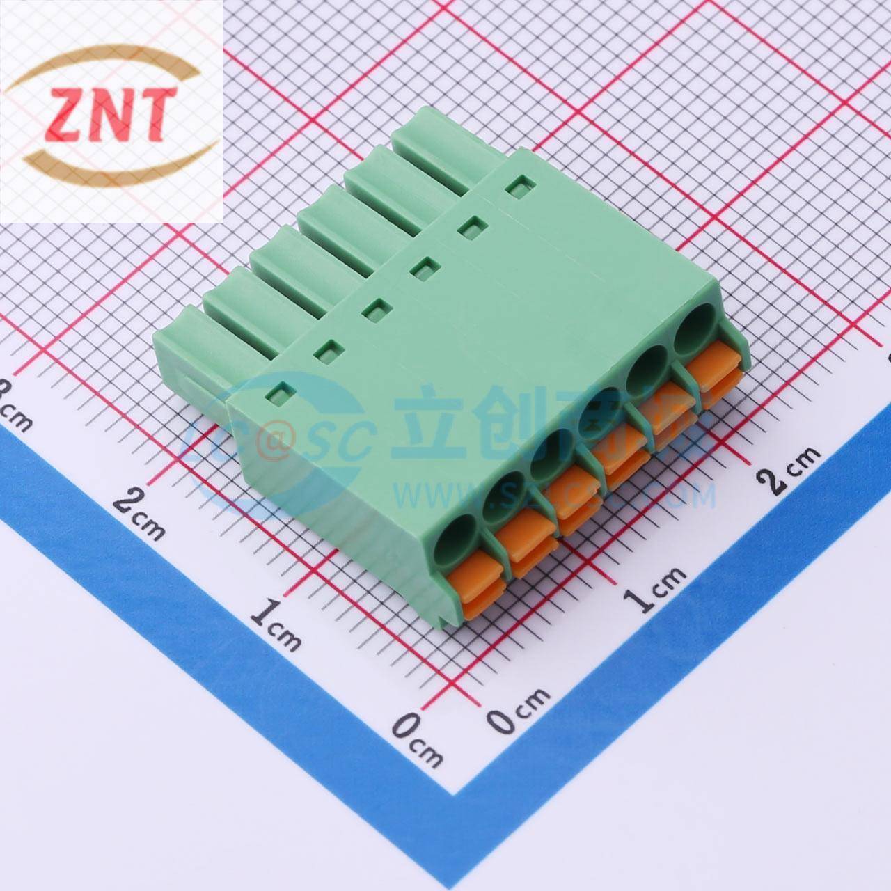 插拔式接线端子 MX15EDGKN-3.5-06P-GN01-Cu-A P=3.5mm 原装正品