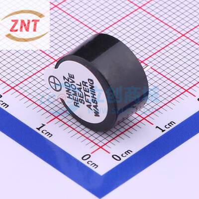 蜂鸣器 HND-1407B 插件,D=13.9mm 有源(内含驱动线路) 3V~16V 4.5