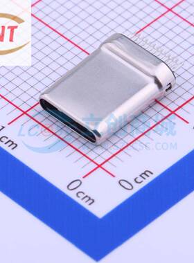 USB3.1连接器 U261-241N-4BS60 SMD TYPE-C 公头 24P 拉伸夹板