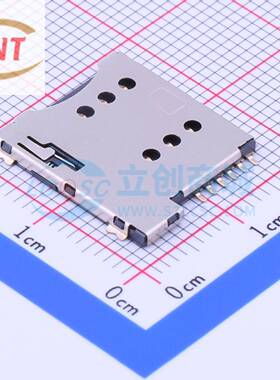 SIM卡连接器 SMC-202-6 SMD 自弹式 MicroSIM卡座 XUNPU(讯普)