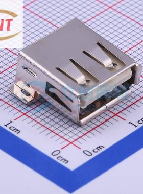 USB连接器 U-USBAM04P-F000 SMD 母 卧贴 原装 电子元器件配单