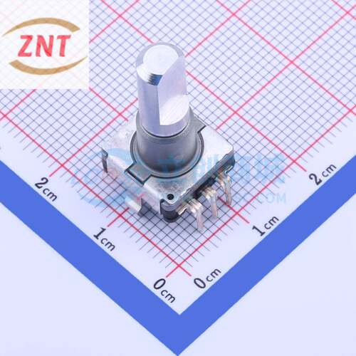 旋转编码器 EC11L1525E05 编码带开关30定位15脉冲轴长20MM