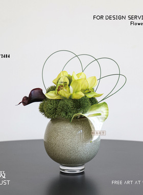 现代轻奢小花花艺摆件