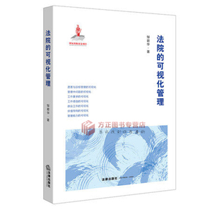 法院的可视化管理 邹碧华 著 9787519702694 法律出版社