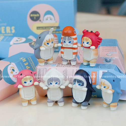 可爱猫咪趴趴车内屏膜装饰摆件