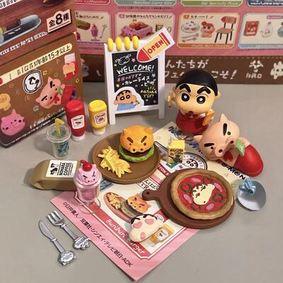 小新咖啡厅微缩食玩场景模型摆件