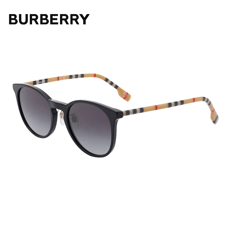 BURBERRY博柏利经典格纹女款墨镜