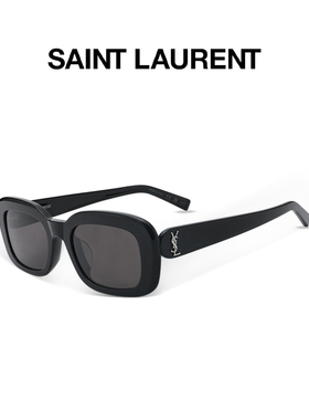 YSL圣罗兰墨镜明星同款女士时尚小方框防紫外线太阳眼镜SL M130/F