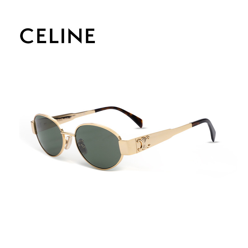CELINE思琳男女金属老钱风太阳镜图片